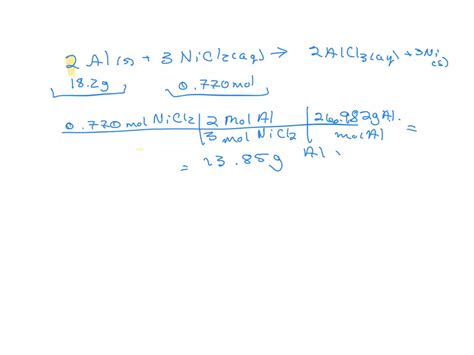 SOLVED: Consider the balanced chemical reaction shown below: 2AlCl3 ...