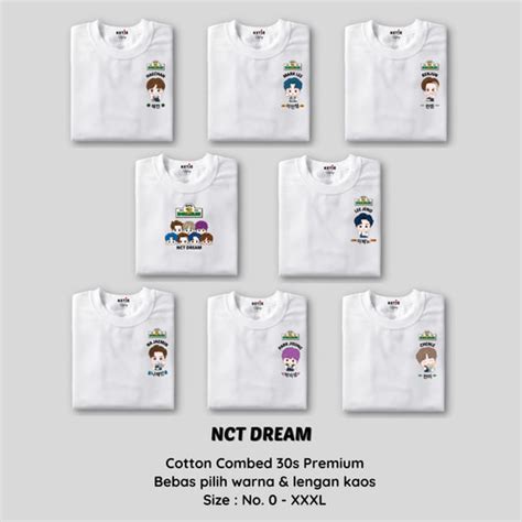 Jual Kaos Nct Dream Kaos Jeno Mark Haechan Jisung Renjun Chenle Jaemin