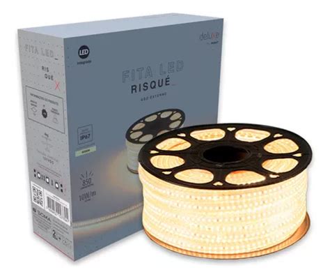 Fita De Led Risqué 4000k 10w Por Metro 25 Metros Ip67 Avant Luz Branco