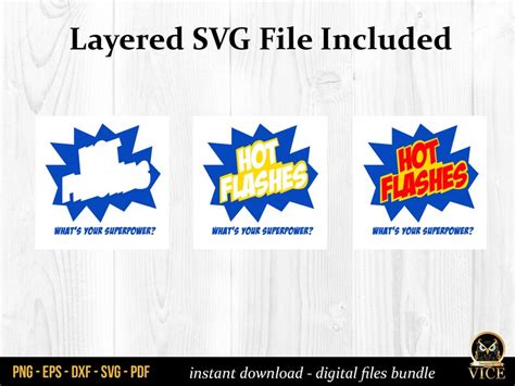 Aging SVG Hot Flashes SVG Hot Flashes What S Your Superpower Cut