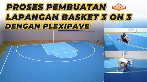 Jasa Pembuatan Lapangan Basket 3 On 3 Bahan Plexipave