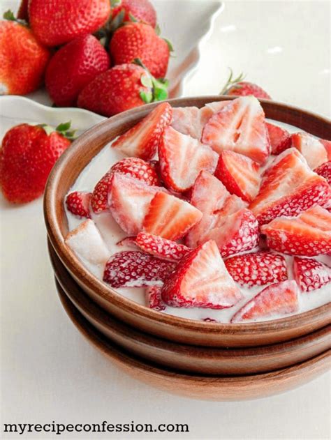 Easy Strawberries and Cream recipe