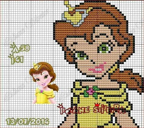 Princesa Disney Cross Stitch Disney Cross Stitch Patterns Cute