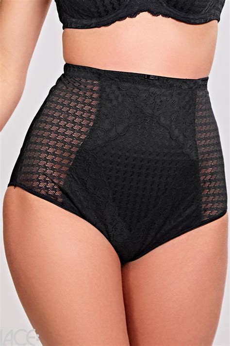 Panache Lingerie Envy High Waisted Brief Black Lace Lingerie