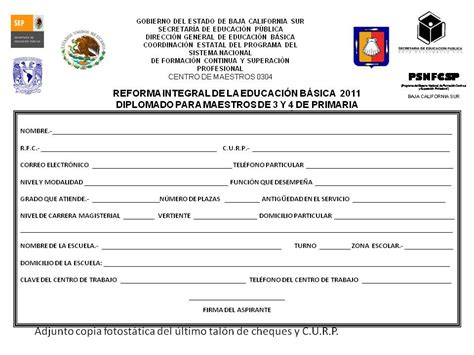 Formato De Inscripcion A Escuela