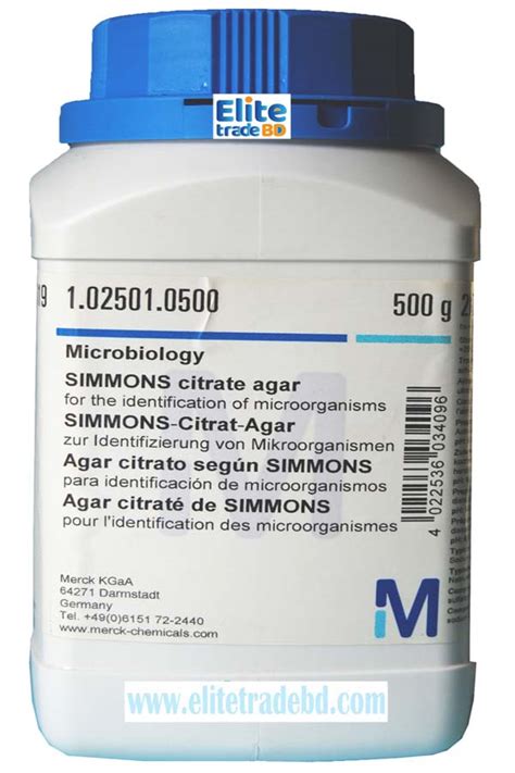 SIMMONS citrate agar | Elite Scientific and Meditech Co.