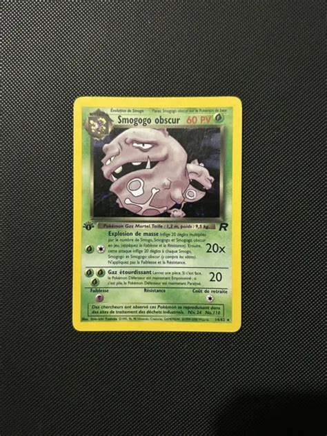 Carte Pok Mon Smogogo Obscur Edition Team Rocket Fr Wizards Eur