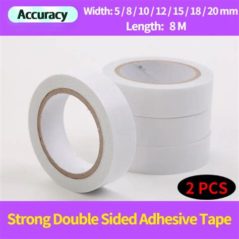 Thin Double Sided Adhesive Tape Ultra Strong Double Sided Tape 8m