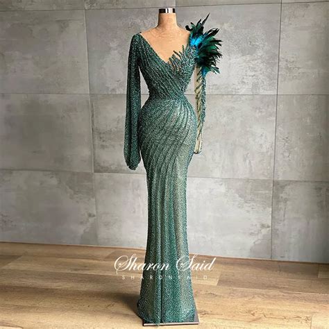 Hongfuyu 2022 Luxury Feather Cocktail Evening Dresses Short Sheath Prom