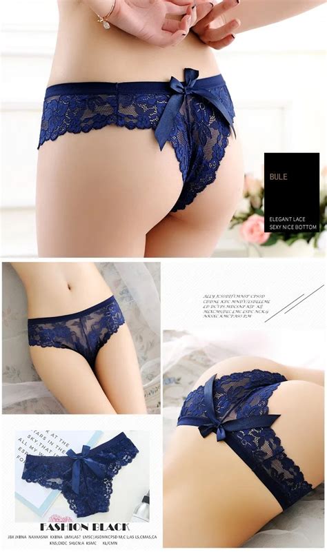 Shop Women S Wide Waistband Lingerie Back Bowknot Panties