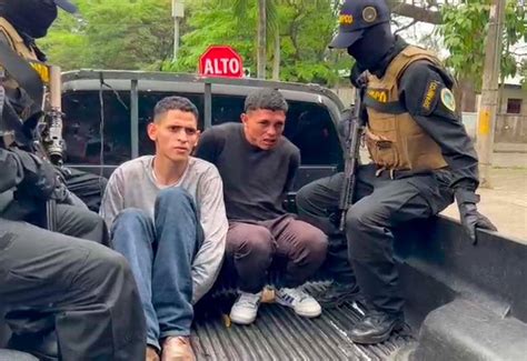 Capturan A Supuestos Gatilleros De La MS 13