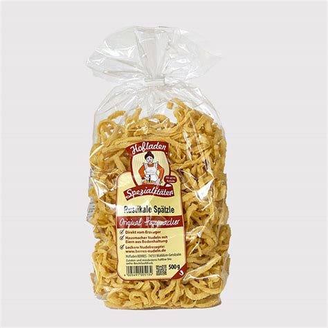 Hofladen Spezialitäten Rustikale Spätzle Original Hausmacher 500g