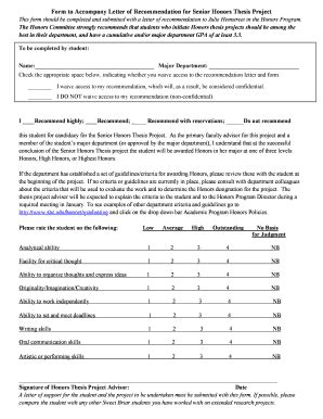 Fillable Online Sbc Form To Accompany Letter Of Recommendation For