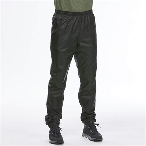 Men's waterproof trousers - NH500 - Black