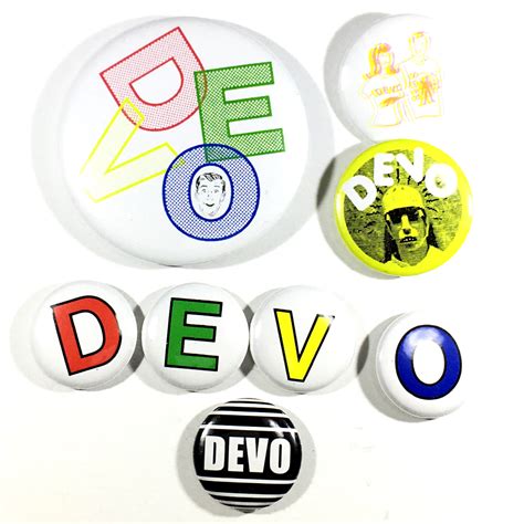 Yahoo オークション 缶バッジ 8個セット DEVO ディーヴォ techno Pop