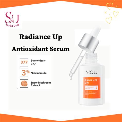 Jual You Radiance Up Antioxidant Serum 20ml Brightening Serum