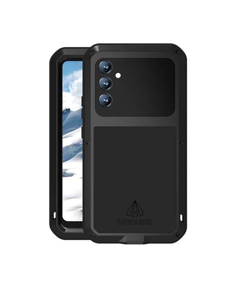 Coque antichoc et étanche Samsung Galaxy A54 LOVE MEI France Couleur Noir