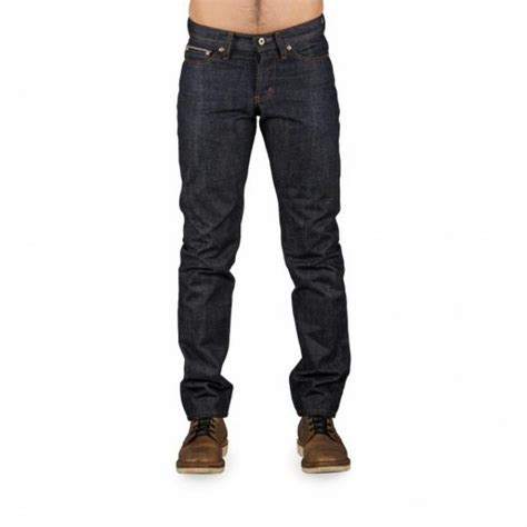 BN Naked And Famous Natural Indigo Loomstate Weird Guy Selvedge Denim