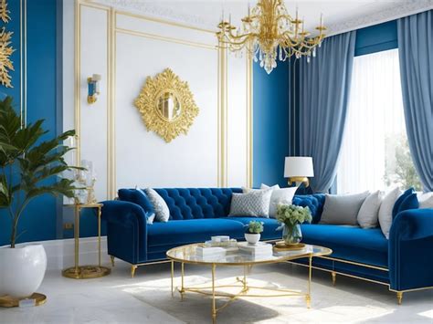 Premium AI Image | Bedroom Living Room Royal Furniture