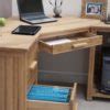 Bury Solid Oak Corner Desk With Filing Cabinets Edmunds Clarke Ltd