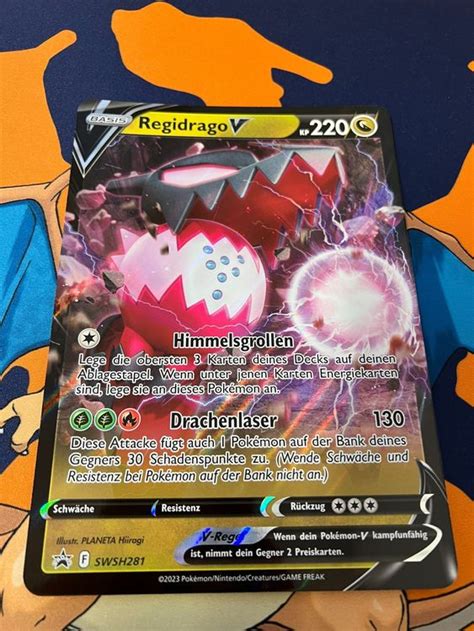 Pokemon Xxl Karte Regidrago V Swsh De Promo Kaufen Auf