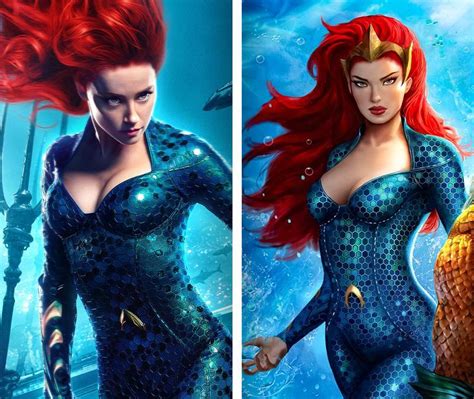 New Aquaman Cover Shows Off Amber Heard S Mera Photo