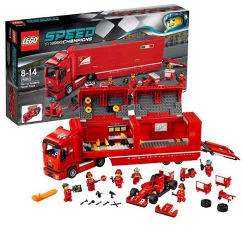 Lego 75913 Феррари F14 и грузовик Скудерии Феррари, купить Лего ...