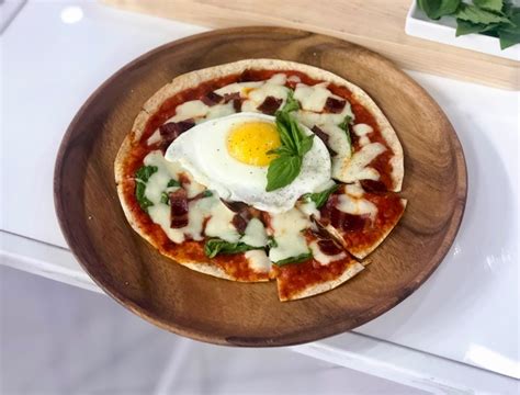 Breakfast Tortilla Pizza Joy Bauer