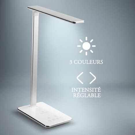 Lampe De Bureau Avec Chargeur Induction Bcl Concept