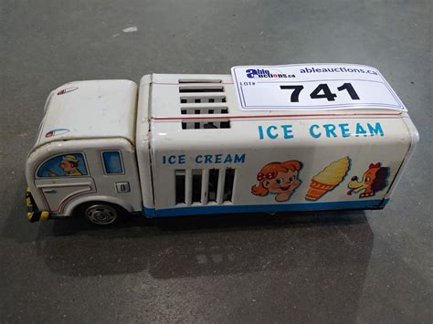 VINTAGE TOY ICE-CREAM TRUCK