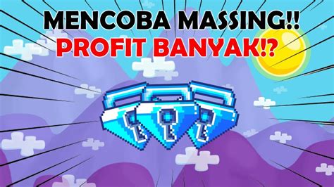 Mencoba Massing Apakah Profit Banyak Growtopia Indonesia Youtube