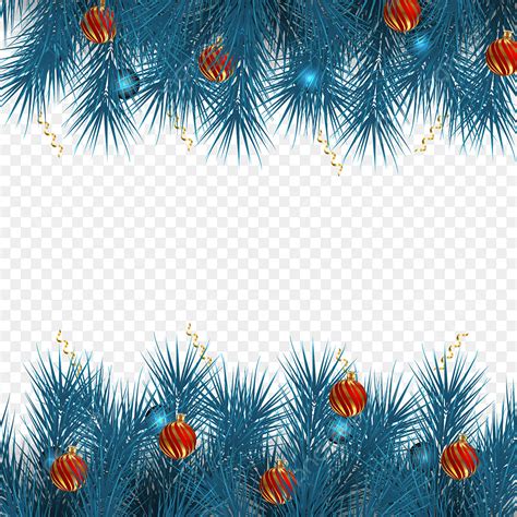 Red Christmas Ball Vector Hd PNG Images Christmas Border Red Ball