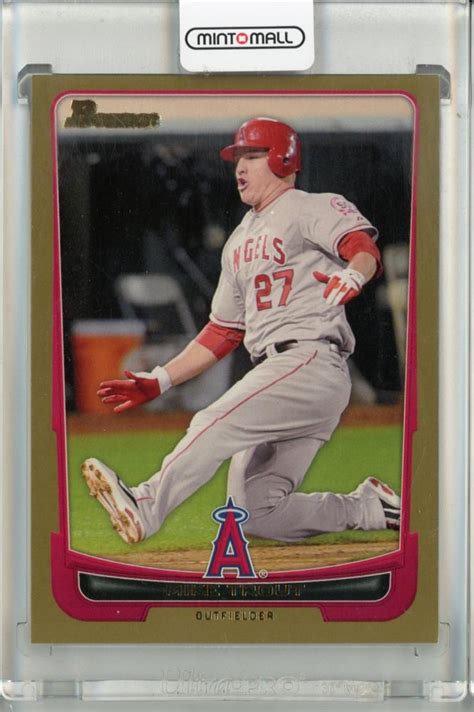 Mint Topps Bowman Los Angeles Angels Mike Trout