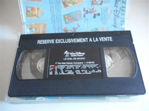 K7 VHS CASSETTE Video Le Noel De Mickey Walt Disney Mini Classiques