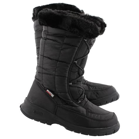 Kamik Womens New York 2 Blk Wtrpf Winter Boots Wide Newyork2w Blk Boots Wide Boots Winter