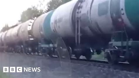 Second Goods Train Derailed In Russian Bryansk Border Region