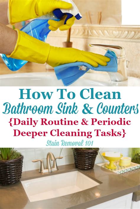 How To Clean Your Bathroom Sink – Rispa