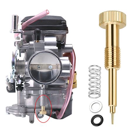 Carb Idle Mixture Screw Kit For Harley Cv Carburetor Cvk