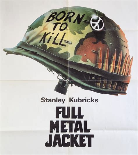 Full Metal Jacket-original Vintage Movie Poster of Stanley Kubrick's ...