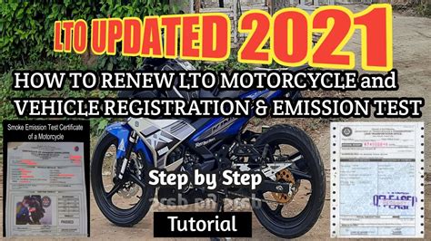 Updated Lto Renewal Of Motorcycle Vehicle Registration