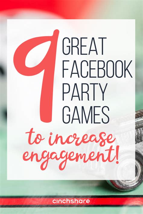 9 Great Facebook Party Games To Increase Engagement Cinchshare Blog Facebook Party Games