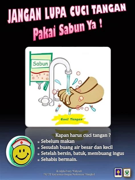 12 Contoh Poster Mencuci Tangan Simple Dan Mudah BROONET