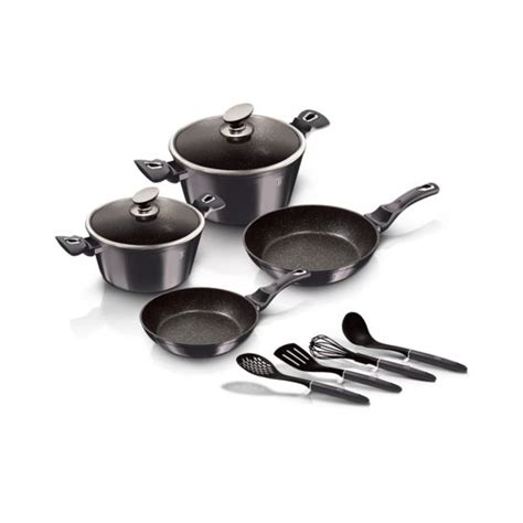 Berlinger Haus Teiliges Kochgeschirr Set Metallic Line Carbon Pro