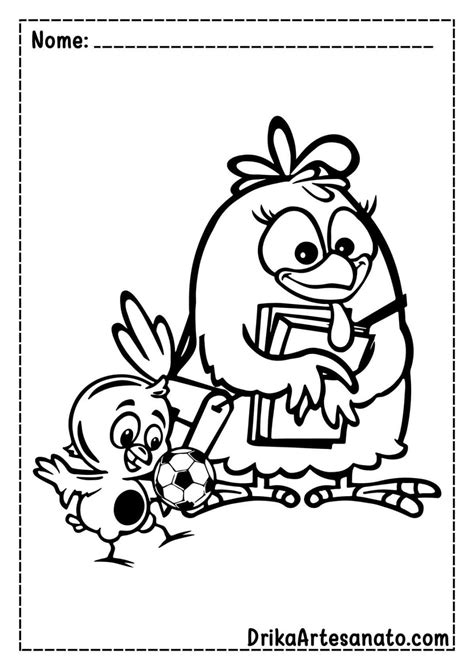Pintinho Da Galinha Pintadinha Para Colorir - 50 Desenhos da Galinha Pintadinha para Colorir Grátis em PDF