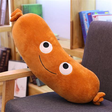 Giant Cartoon Food Plushie Stuffed Food Plush Toy Squishy Plushies