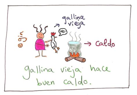 Gallina Vieja Hace Buen Caldo Refranes De Inmsol