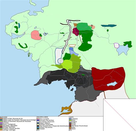 Middle Earth map (The One Ring RPG) by LSCatilina on DeviantArt