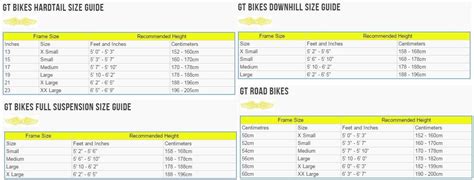 Gt Bmx Frame Size Guide | Webframes.org