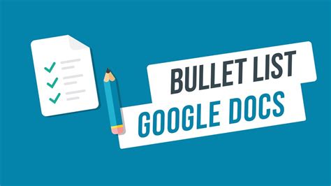 How To Add Bullet And Sub Bullet Points List In Google Docs YouTube