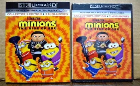 Minions The Rise Of Gru K Ultra Hd Blu Ray Digital Brand New